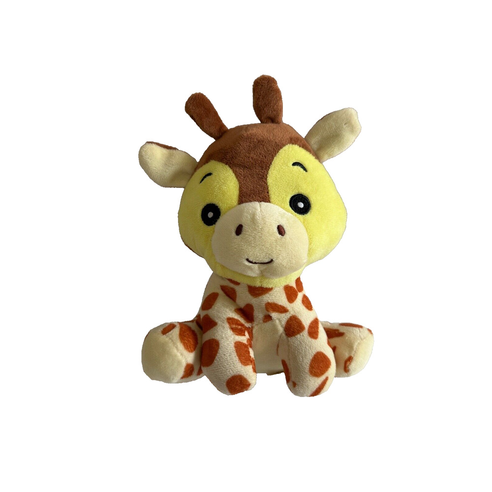 Nanco Giraffe Safari Animals Yellow Brown Plush Stuffed Toy Baby Kids Cute